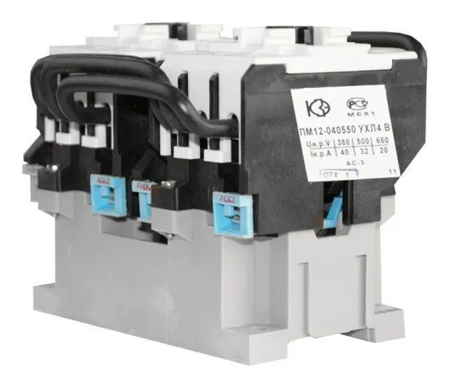Контактор электромагнитный реверсивный УХЛ4 В, 380В, (2з) КЗЭА г.Кашин 050550200ВВ380000010