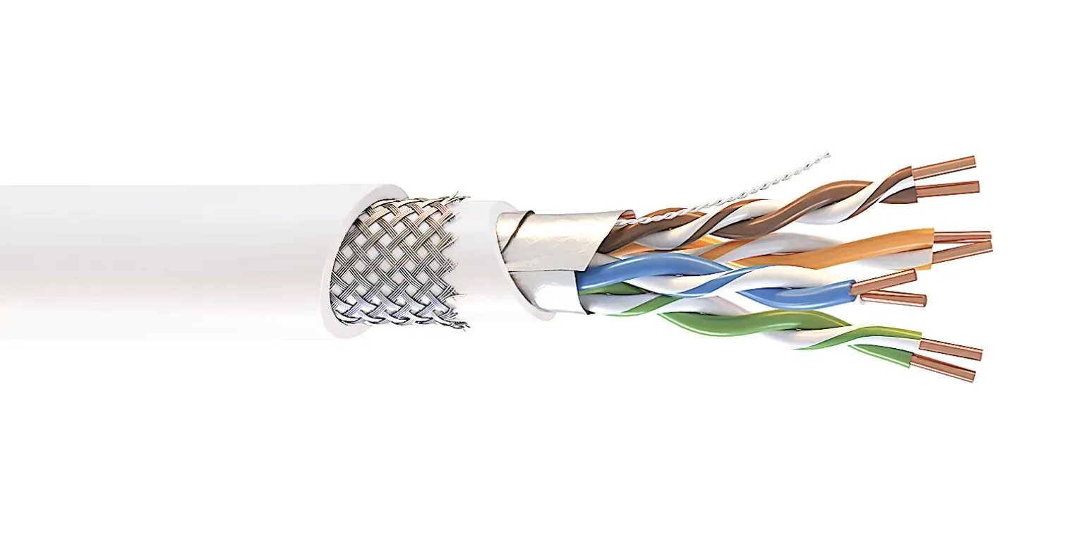 Кабель СегментЛАН F/UTP Cat5e PVCLSнг(А)-LSLTx 4х2х0.52 К