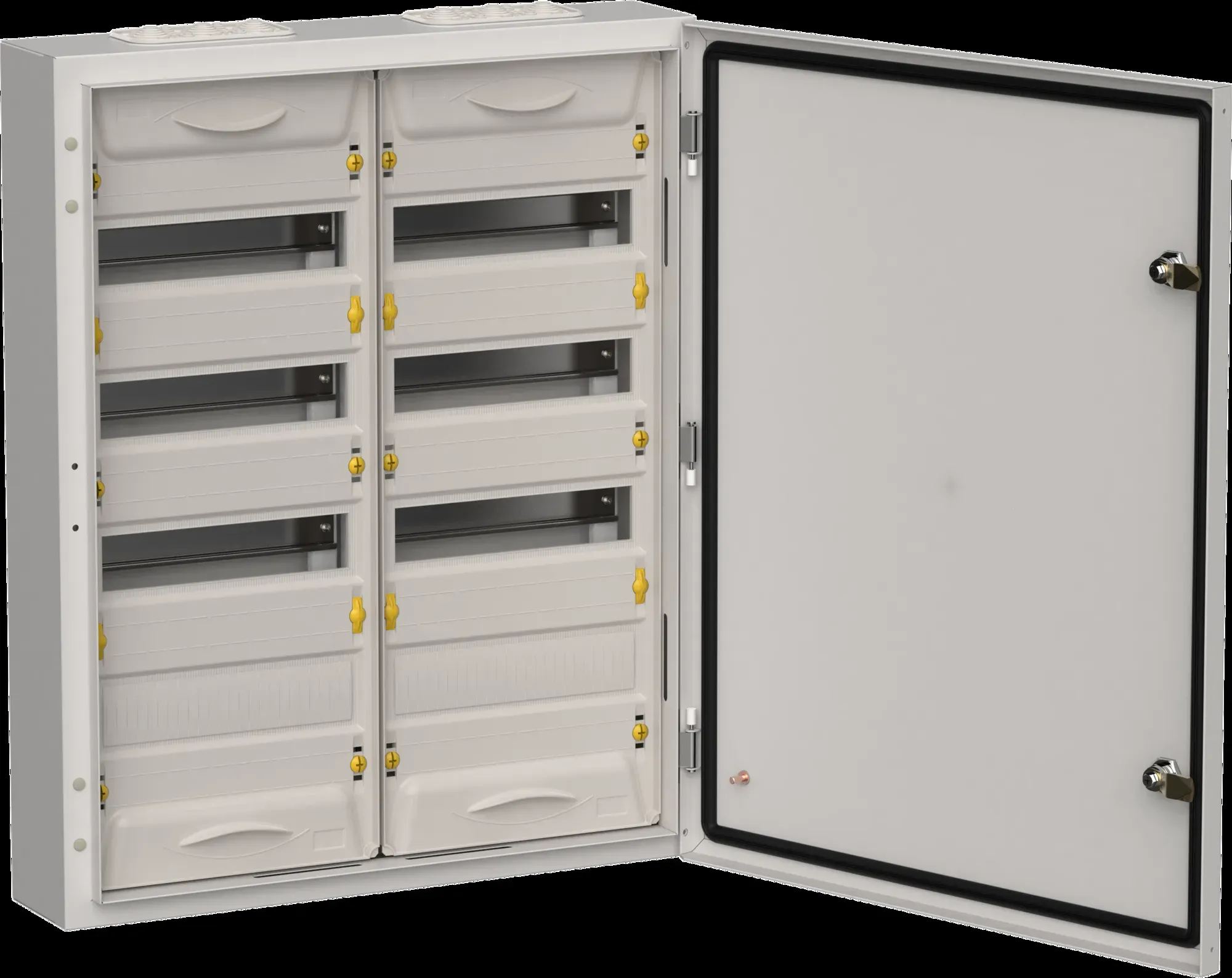 Titan 5 корпус металлический щрн-96 (2х48) 710х570х140 ip54 сер IEK TI5-50-N-2X048-54-7035