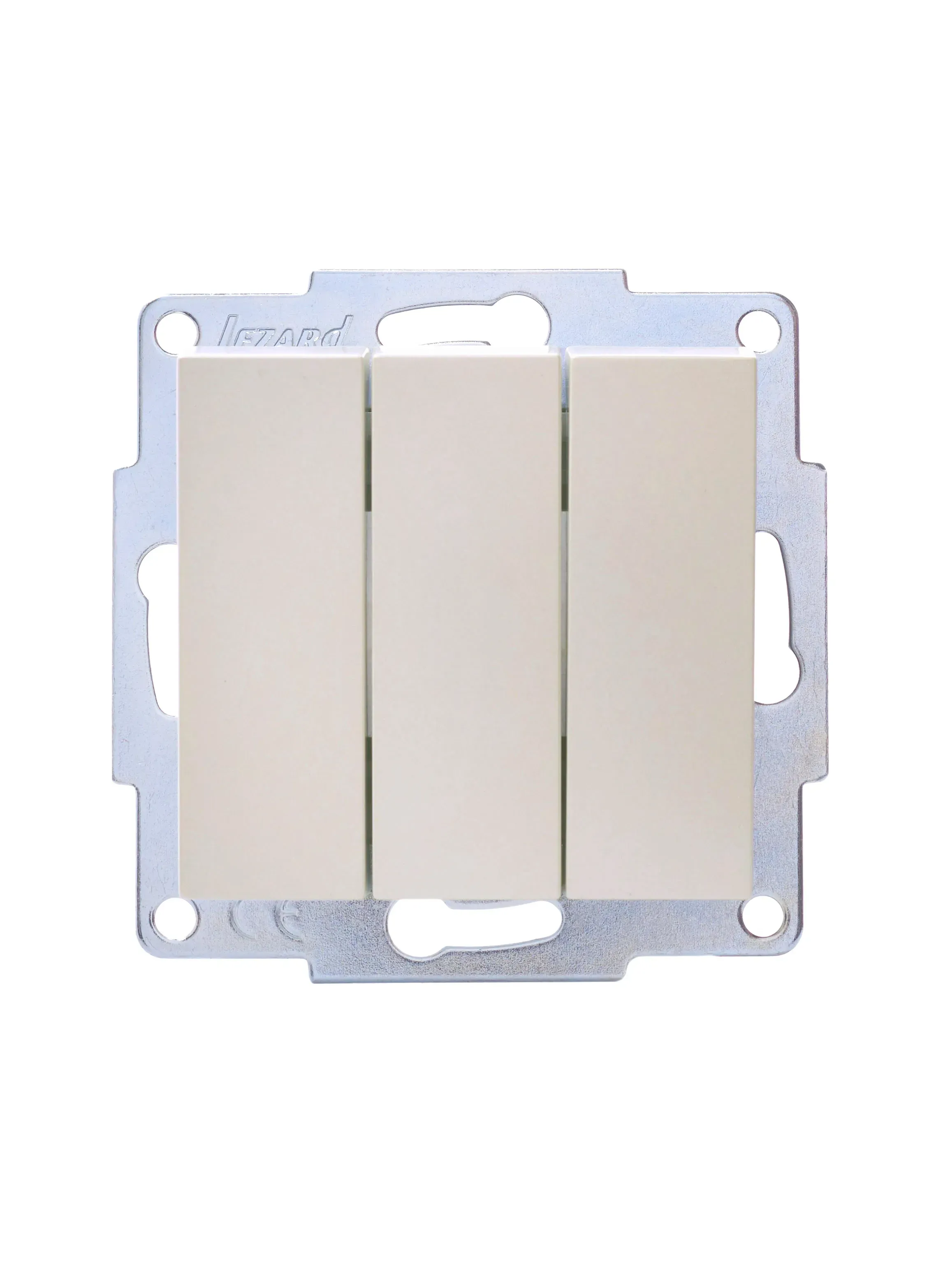 Vesna Выключатель 3-ой жемч. бел. перл. Lezard 742-3088-109