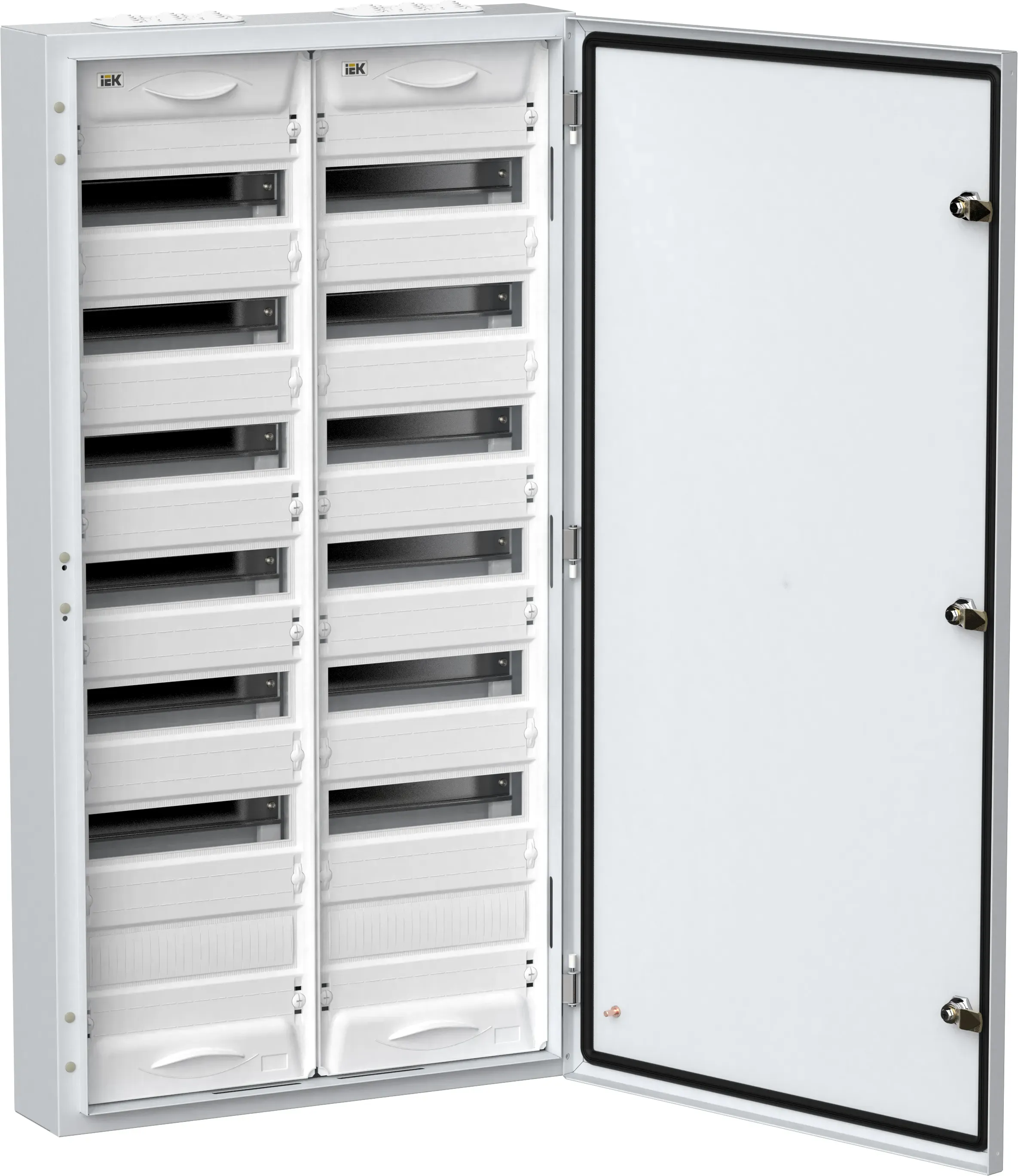 Titan 5 корпус металлический щрн-168 (2х84) 1085х570х140 ip54 белый IEK TI5-50-N-2X084-54