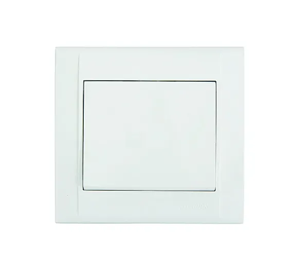 Выключатель одноклавишный, белый Makel 42001001