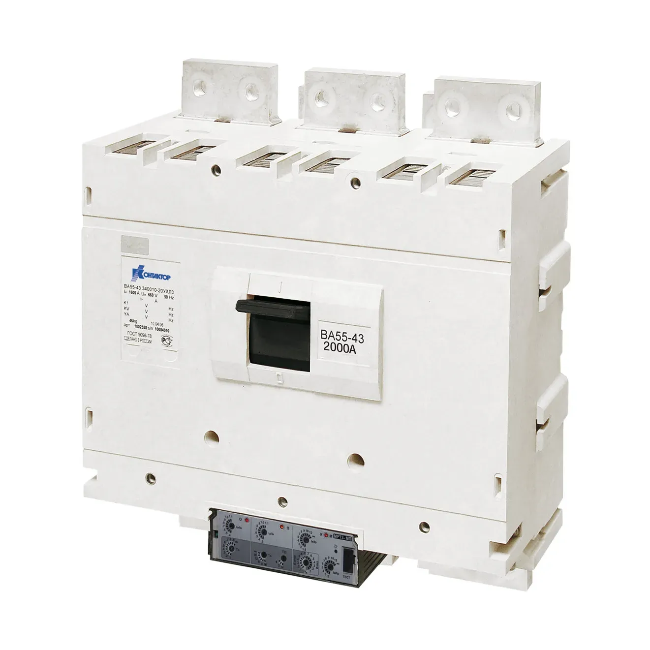 Выключатель автоматический ва53-43-341810-20ухл3 2000а,690в КОНТАКТОР УЛЬЯНОВСК 1003242