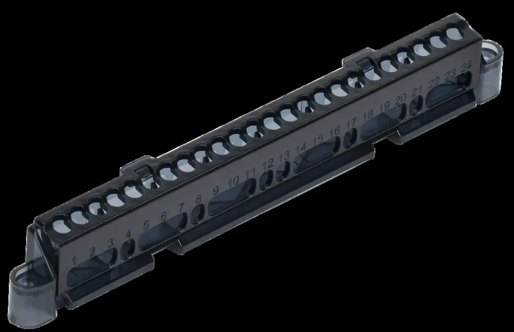 Суппорт для шин в корпус (ширина 8 модулей) tekfor IEK TF-KP00D-S-08