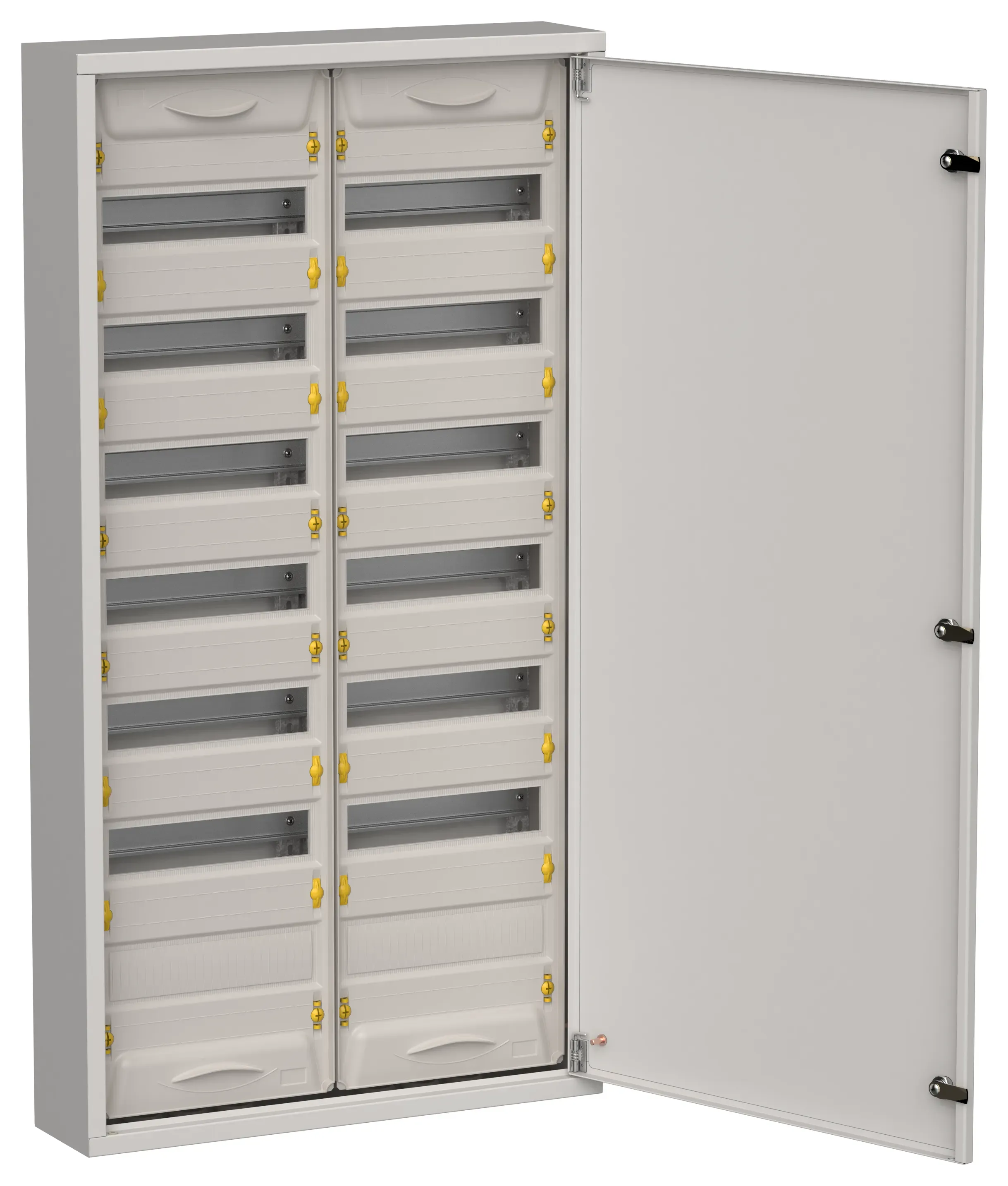 Titan 5 корпус металлический щрн-168 (2х84) 1085х570х140мм ip31 серый (одна дверь) iek IEK TI5-50-N-2X084-31-7035