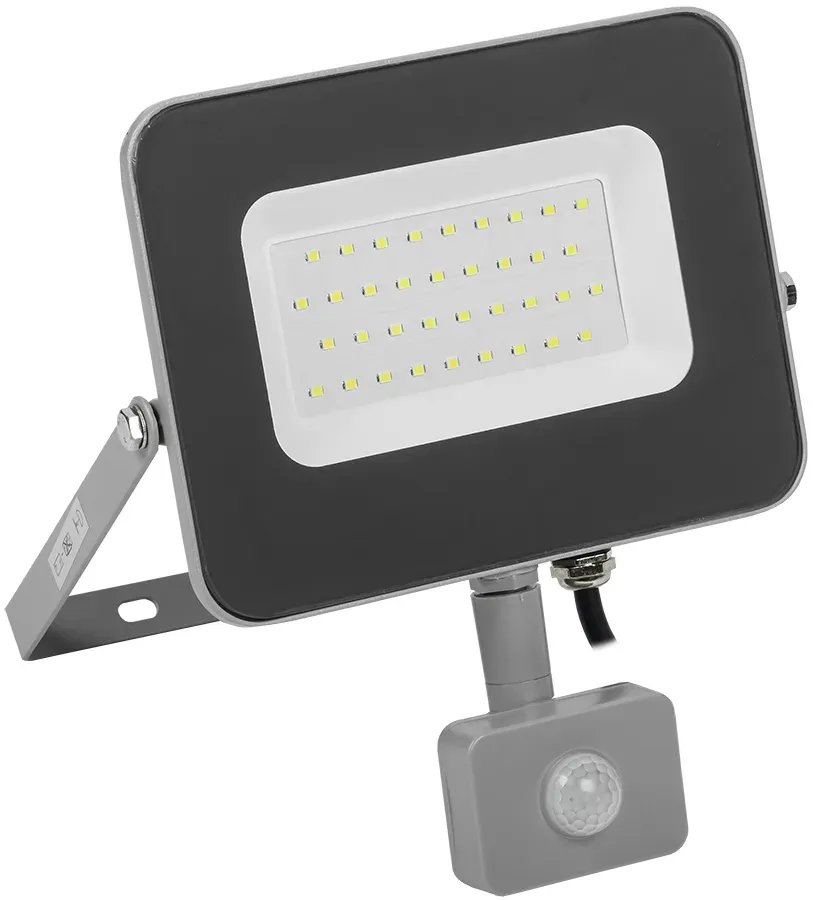 Прожектор сдо 07-30д светодиодный серый с дд ip54 iek IEK LPDO702-30-K03