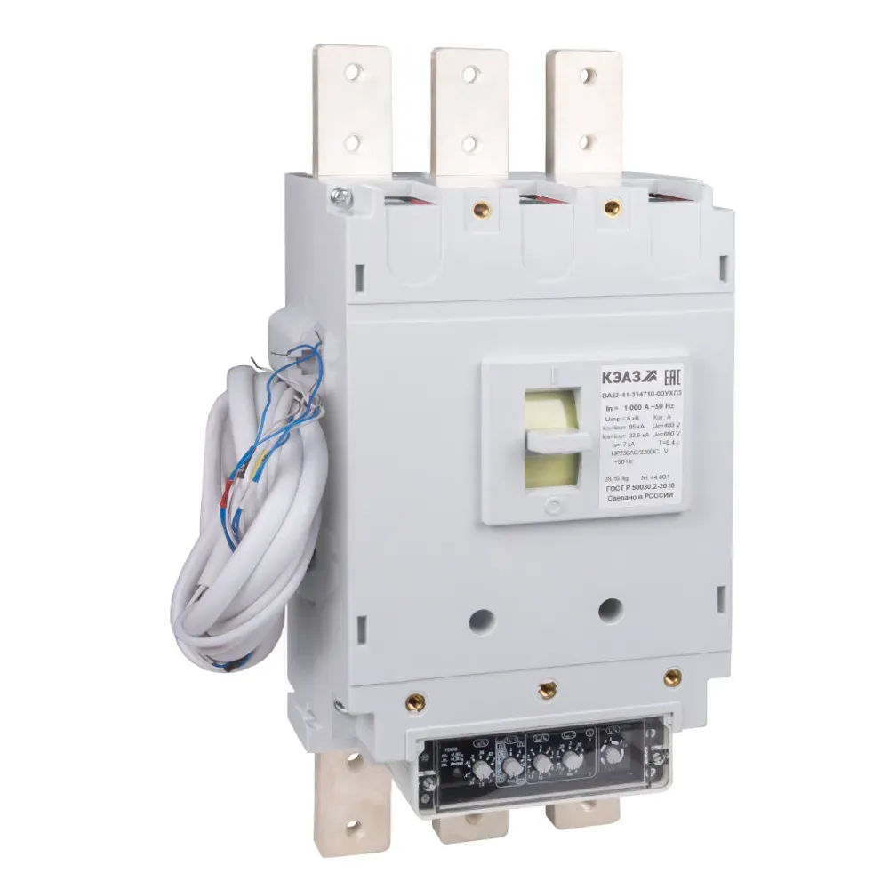 Выключатель автоматический ва53-41-331810-1000а-690ac-нр230ac/220dc-ухл3 КЭАЗ 143073