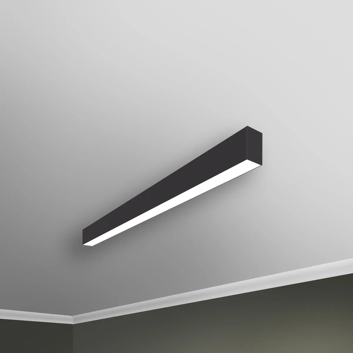 Светильник светодиодный RVE-PLS5070-1940-N (Линейный 1940x50x70мм 50Вт накладной 4000K Анод) RVElektro RVE00001910