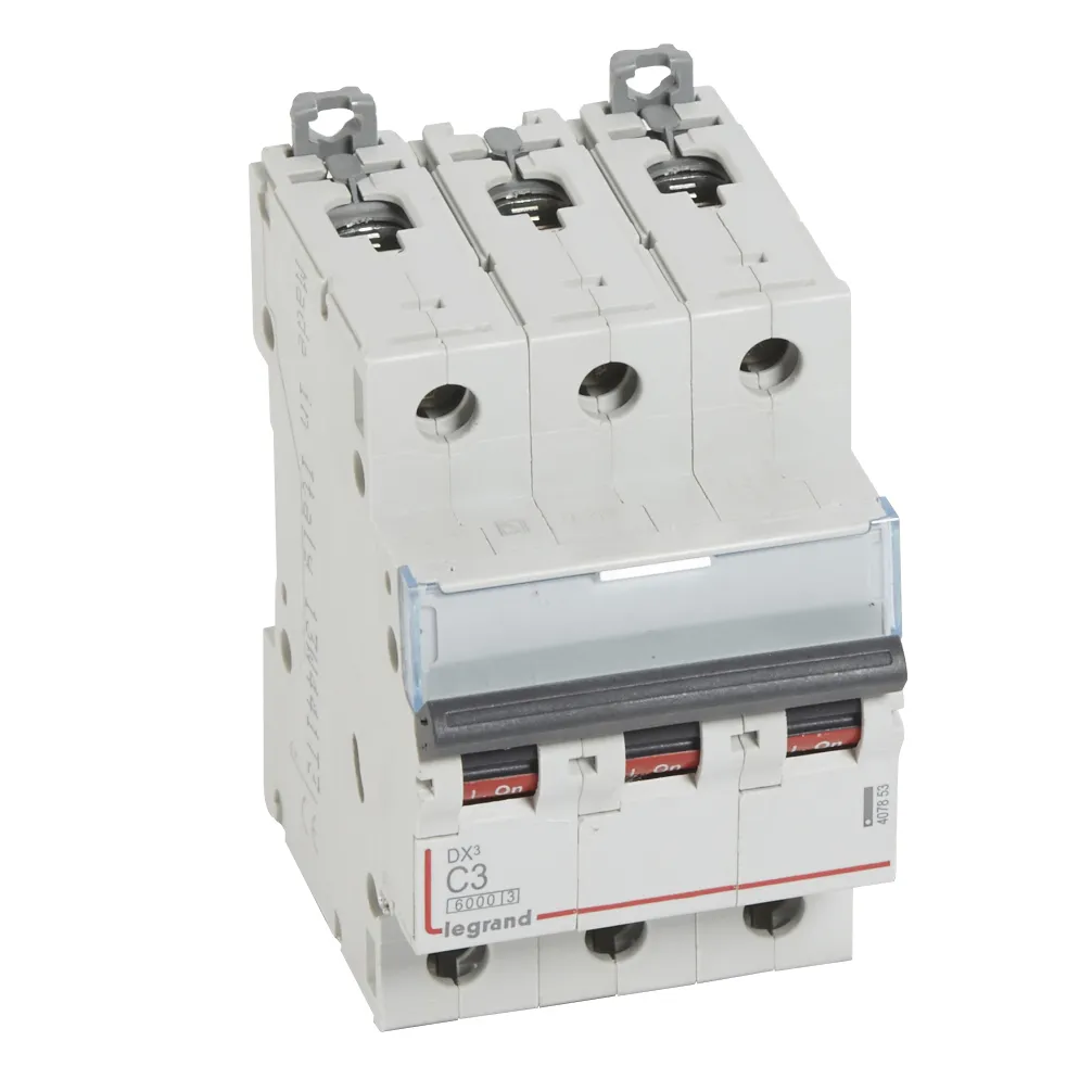 Выключатель автоматический трехполюсный 3а с dx3 6ka/10ka LEGRAND/DACCORD 407853