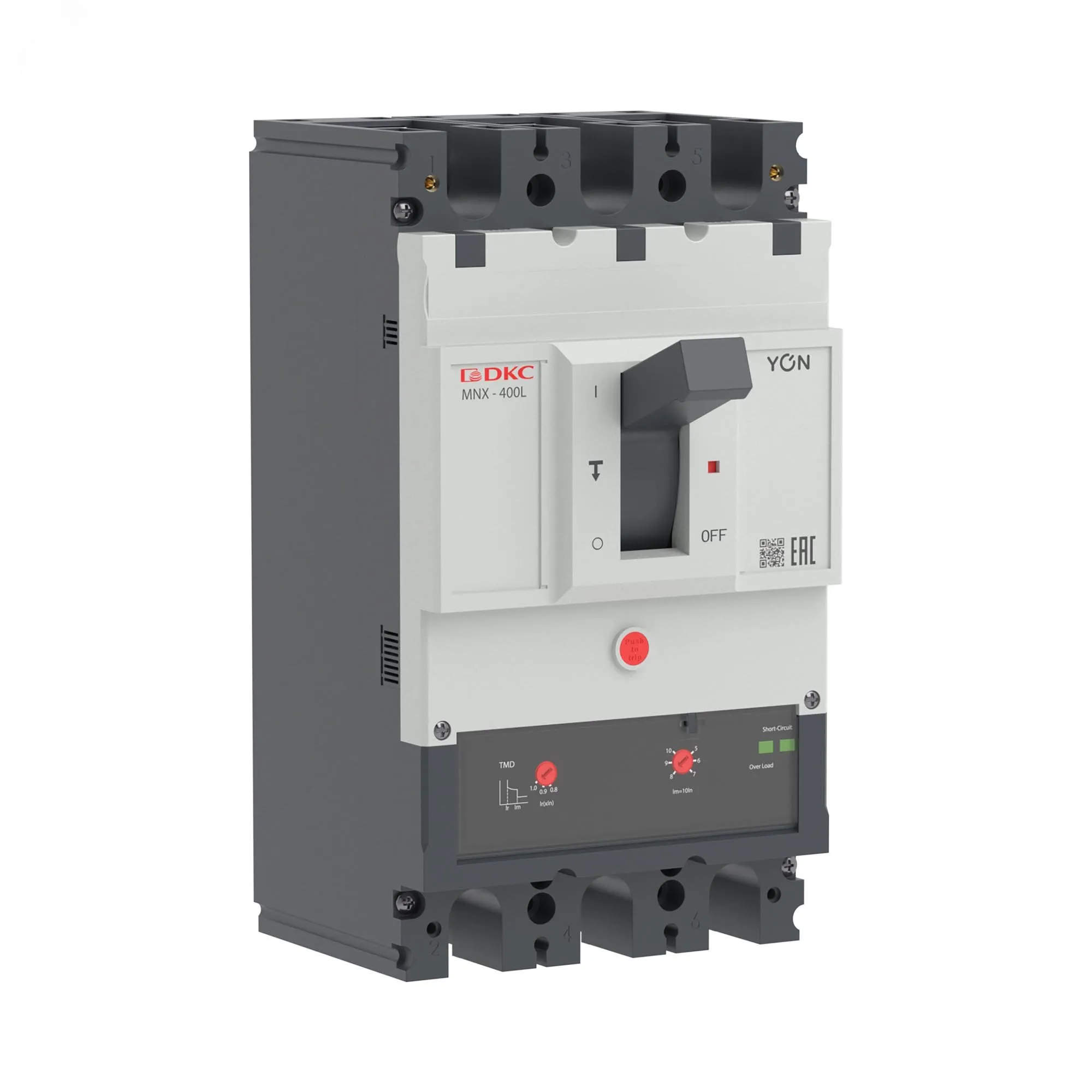 Авт. выкл. yon pro mnx400l 3p 320a 70ka при ac415v расц. tmd ДКС MNX400L3PTMD0320