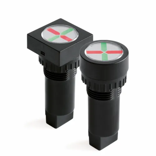 Индикатор положения, винт. подкл., уст.размер 22/30, круг., зел./жёлт., 24В DKC AC0S23GY24