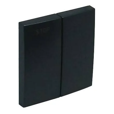 Клавиша для выключателя Efapel Logus90, 45х45 мм (ВхШ), кол-во клавиш: 2, цвет: чёрный, (90613 TPM) Efapel 90613 TPM