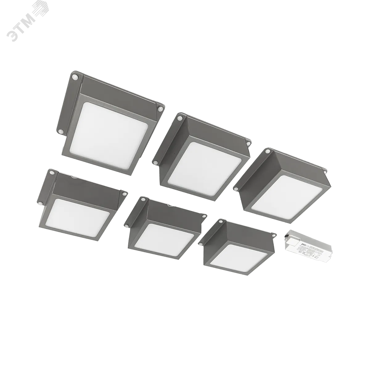 Светильник светодиодный ДВО 089/G OPAL 42W 6500K GREY IP40 /комплект/ 3480Лм JazzWay JazzWay 5060173