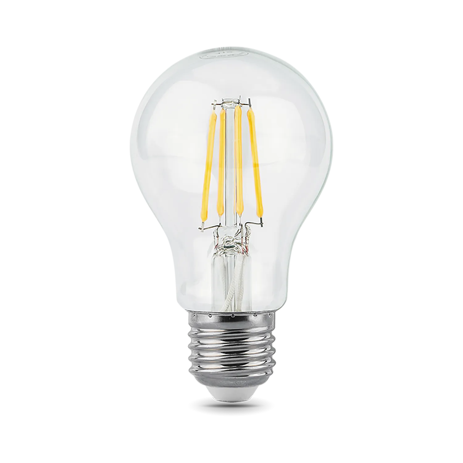 Лампа светодиодная филаментная led 10 вт 930 лм 2700к ac185-265в e27 а60 (груша) теплая шаговое диммирование выключателем black filament GAUSS 102802110-S