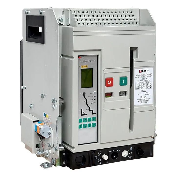 Выключатель автоматический ва-450 1600/200а 3p 65ка выкатной v2 ekf EKF MCCB450-1600-200V-V2