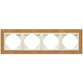 Efapel 90940 TJP 4-х местная рамка, вишня/жемчуг Efapel 90940 TJP