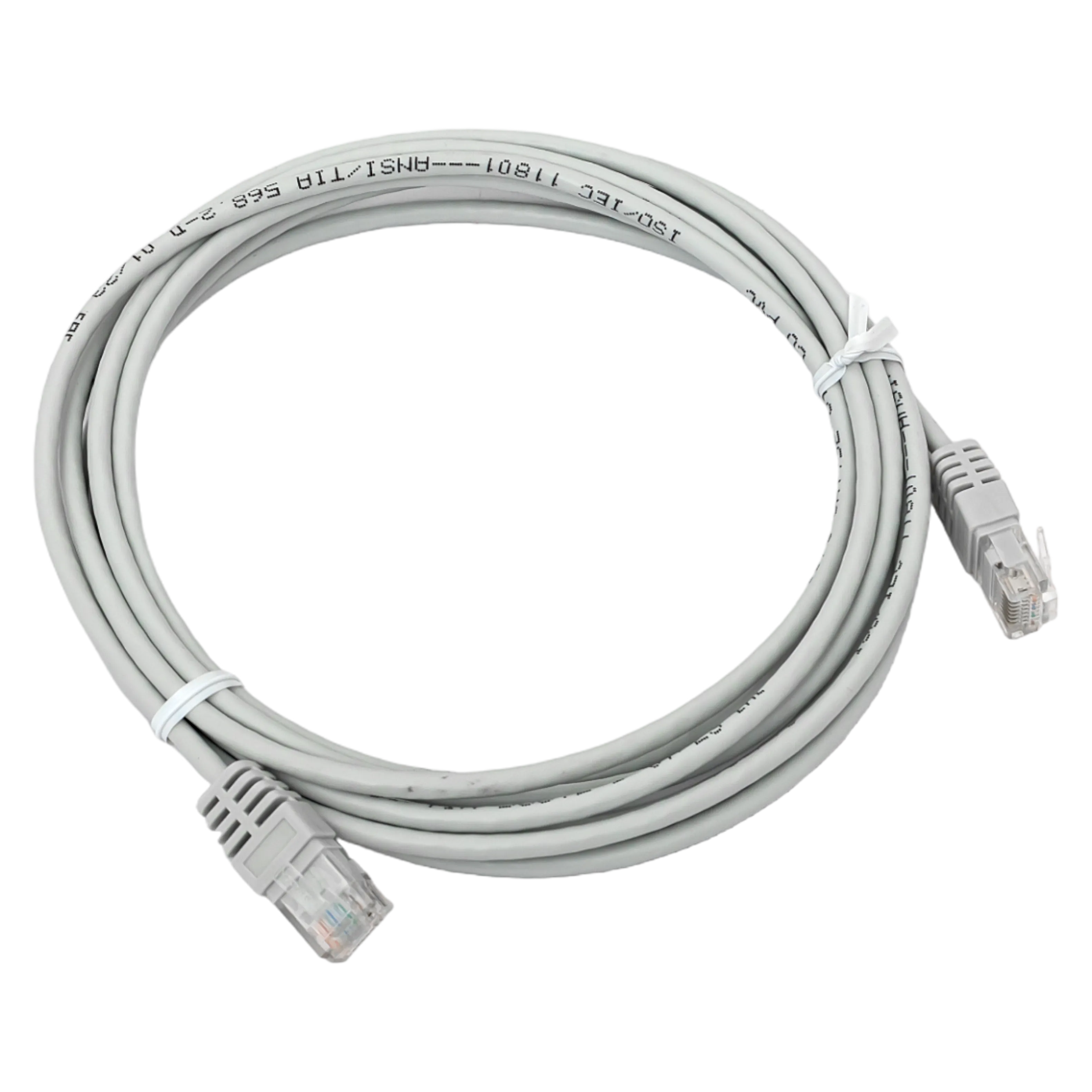 Патч-корд TERACOM PRO Cat.5E неэкранированный UTP оболочка PVC серый (3.0м)