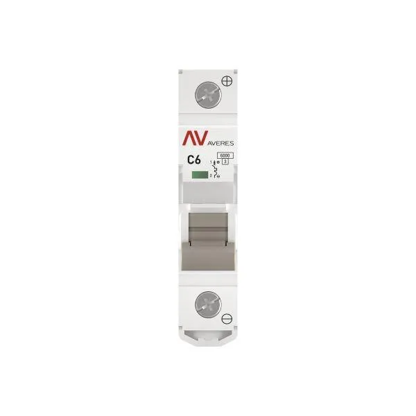 Выключатель автоматический av-6 dc 1p 6a (c) 6ка averes EKF MCB6-DC-1-06C-AV