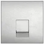 Ecoplast Накладка для розетки телефонной, компьютерной RJ, 45х45 мм (серебристый металлик) LK45 Экопласт 853203