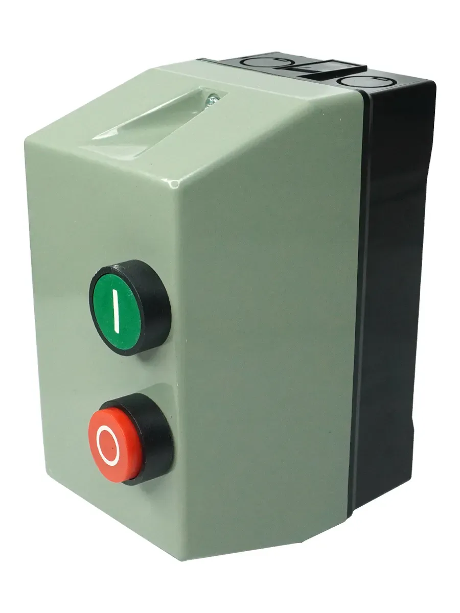 Пускатель электромагнитный ПМЛ-1220 УХЛ4 Б, 380В/50Гц, 1з, 10А, нереверсивный, с реле РТЛ-1014-2 7-10А, в корпусе из пластика IP54, с кнопками ПУСК + СТОП Электротехник ET511476