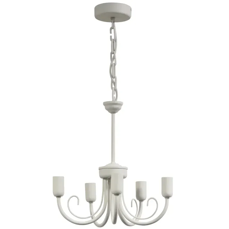 Светильник Рустика 251 бел. НСБ 01-5х60-121 Е14 ИУ ЭЛЕТЕХ 1005404140