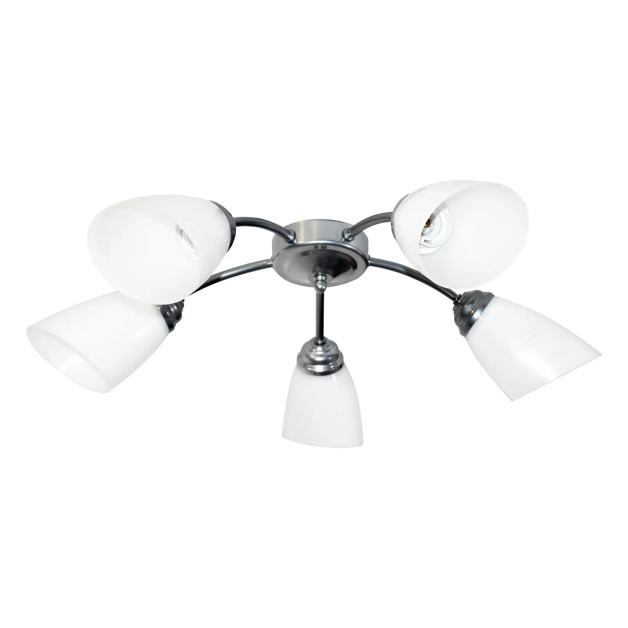 Светильник Китти 151 хром (плафон П0475) НПБ 01-5х60-134 Е27 ИУ ЭЛЕТЕХ 1005404453