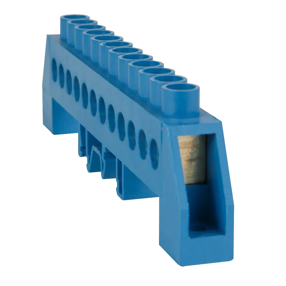 Шина нулевая  в комбинированной изоляции OptiKit BB-F-N-DIN-8-8х12-синий КЭАЗ Optima (от-ка) 277973