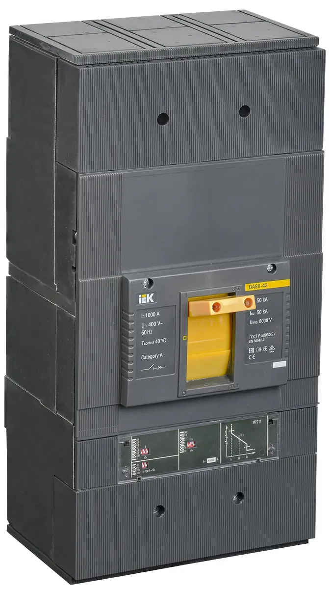 Автоматический выключатель ва88-43 3р 1000а 50ка c электронным расцепителем мр 211 IEK SVA61-3-1000