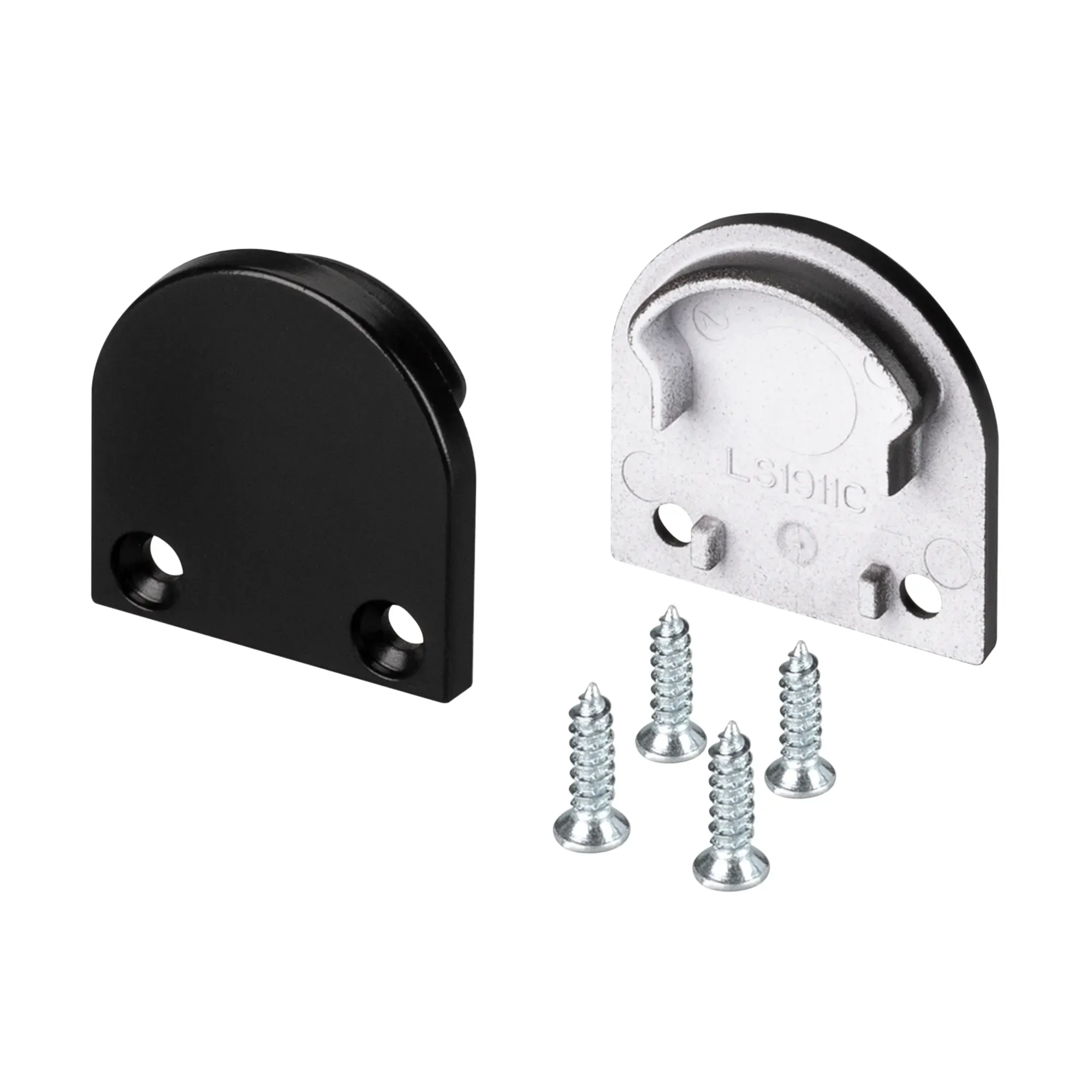 Заглушка SL-LINE-2011M ROUND BLACK глухая (ARL, Пластик) Arlight 029176