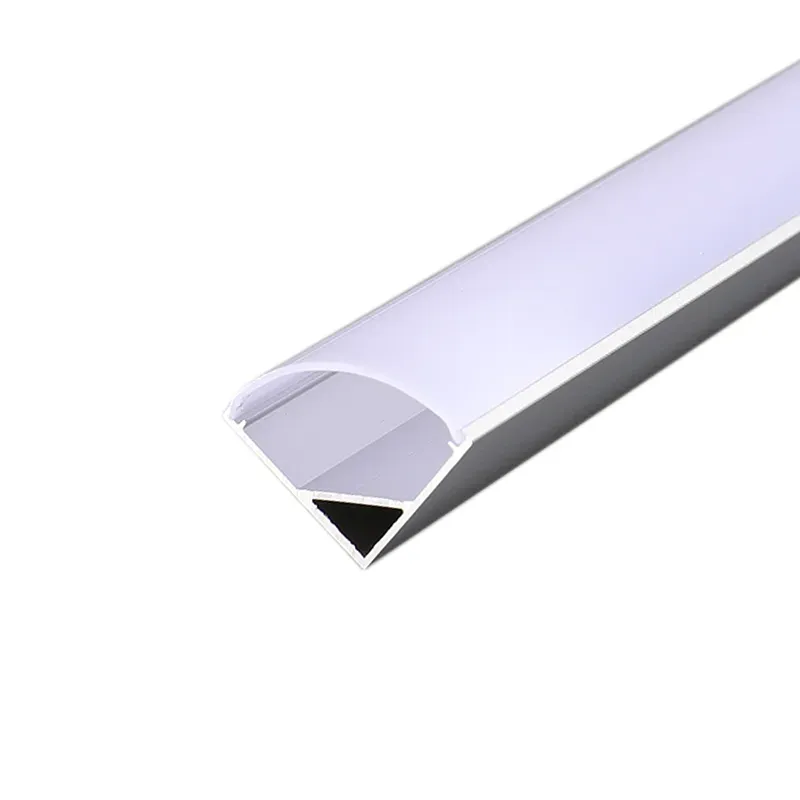 Комплект углового алюминиевого профиля с рассеивателем 16х16мм 1м REXANT 146-402-1