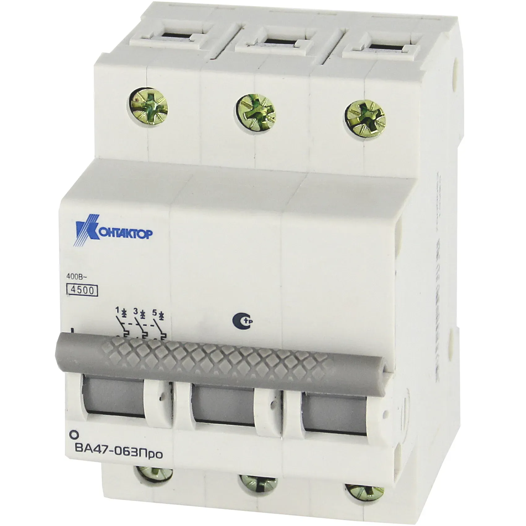 Выключатель автоматический трехполюсный 4а в ва47-063про 4.5ka КОНТАКТОР УЛЬЯНОВСК 7000043
