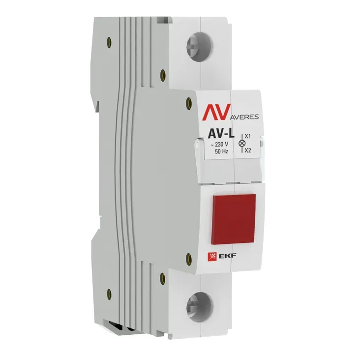 Лампа сигнальная AV-L красная AVERES EKF av-l-red-averes