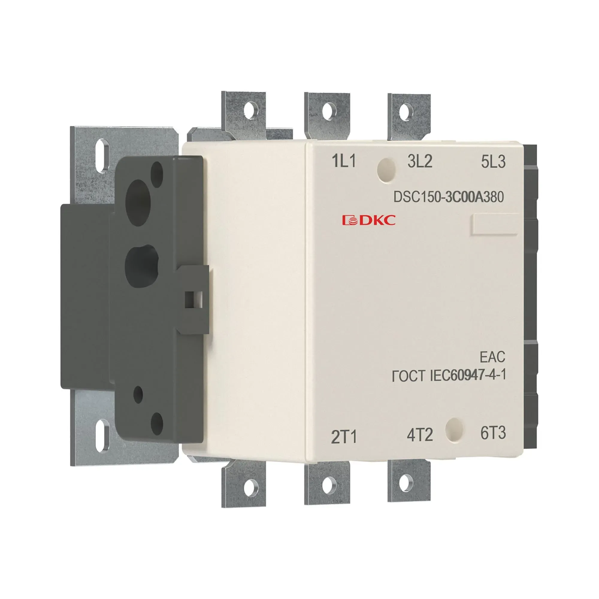 Магнитный контактор DSC150-3C00A230 150А 75кВт    (AC3)  кат 220В AC DKC DSC150-3C00A230