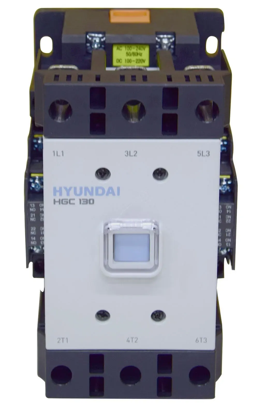 Магнитный контактор HGC130 22NS F220 130A 65кВт 2НО+2НЗ Элком 13.01.01.000578