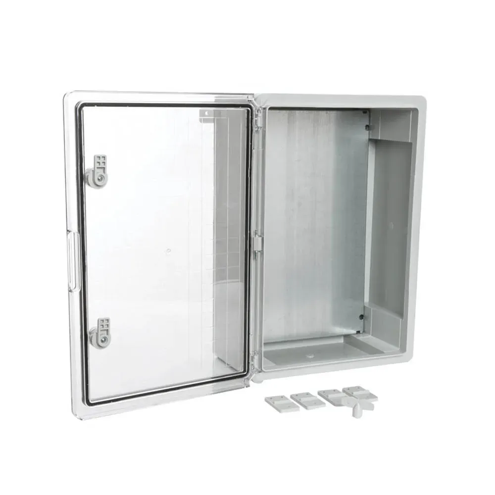 Корпус пластиковый с монтажной панелью щмп ip65 прозрачная дверь 500х350х190 ПРОМРУКАВ PR08.26492