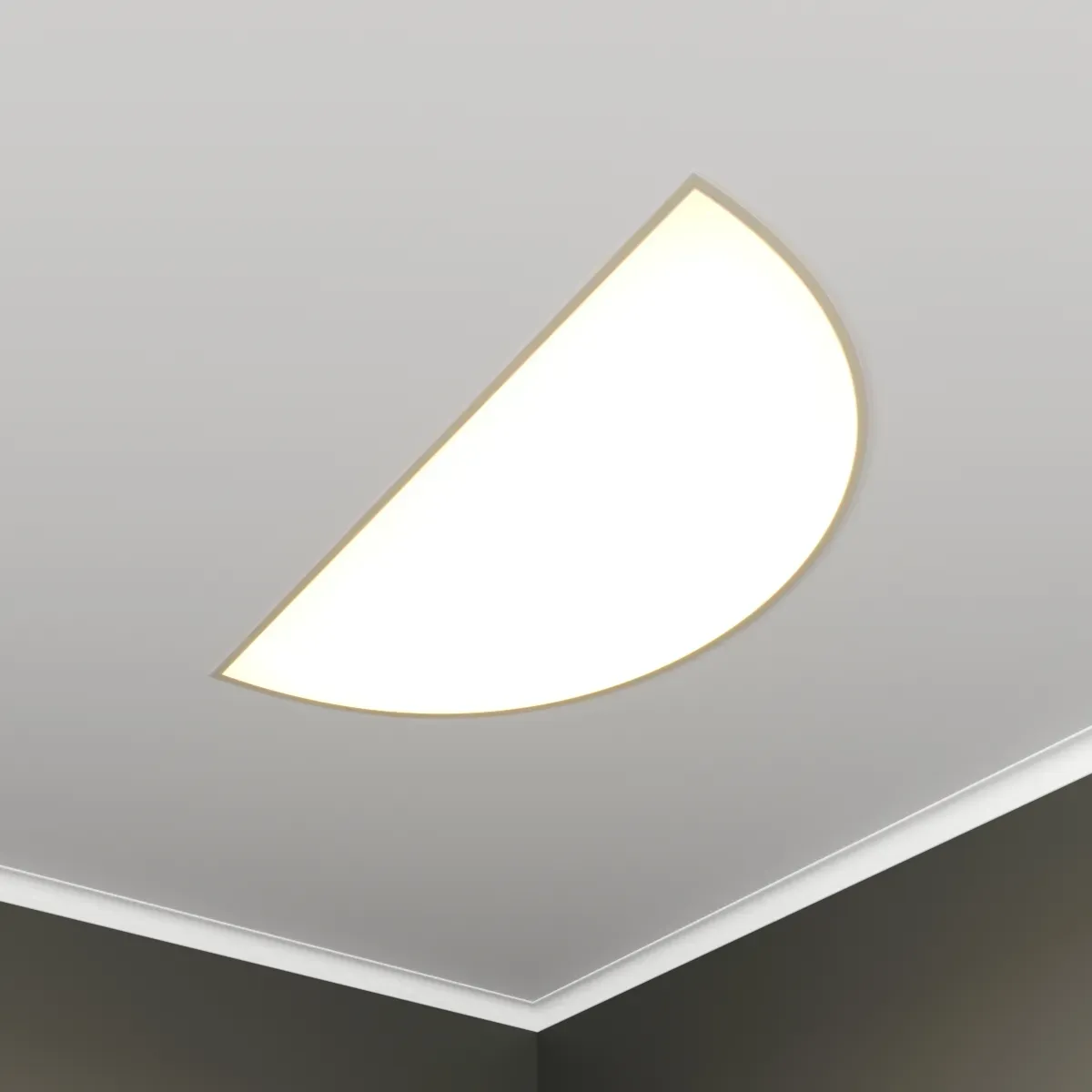 Светильник светодиодный RVE-LBX-TACO-530-V (Полукруг 530х280х100мм 14Вт встраиваемый 4000K Белый) RVElektro RVE00003079