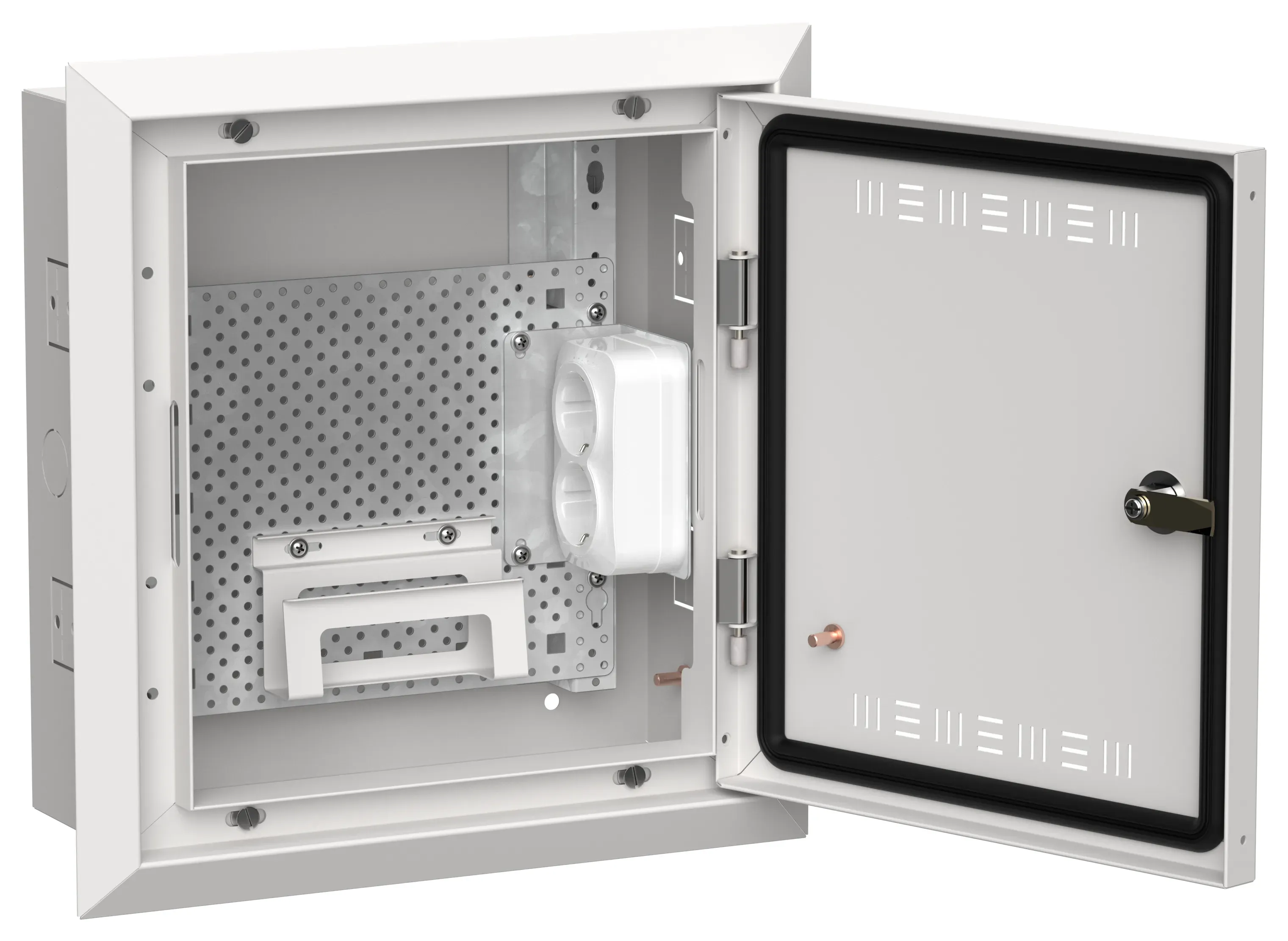 Titan 5 корпус мультимедиа щрв-12 (1х12) 380х365х130мм ip30 белый iek IEK TI5-51-V-012-30