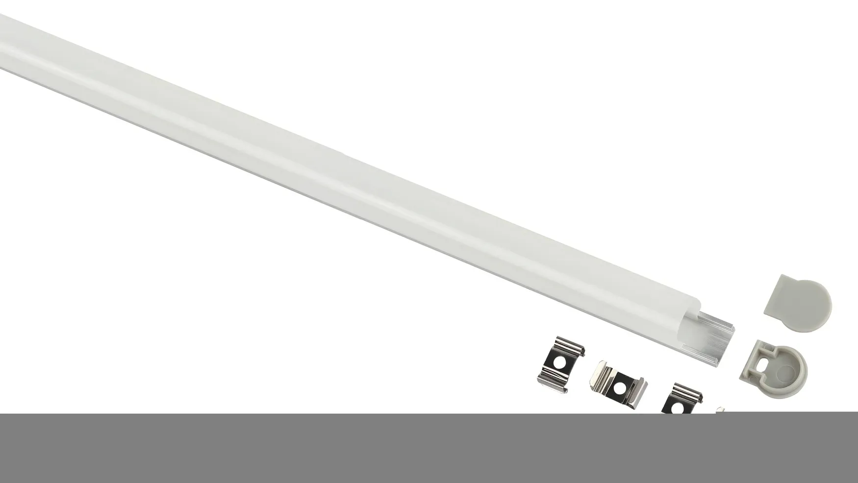 Комплект с накладным анодированным профилем 1520 15х20мм 2м ЭРА Б0062826