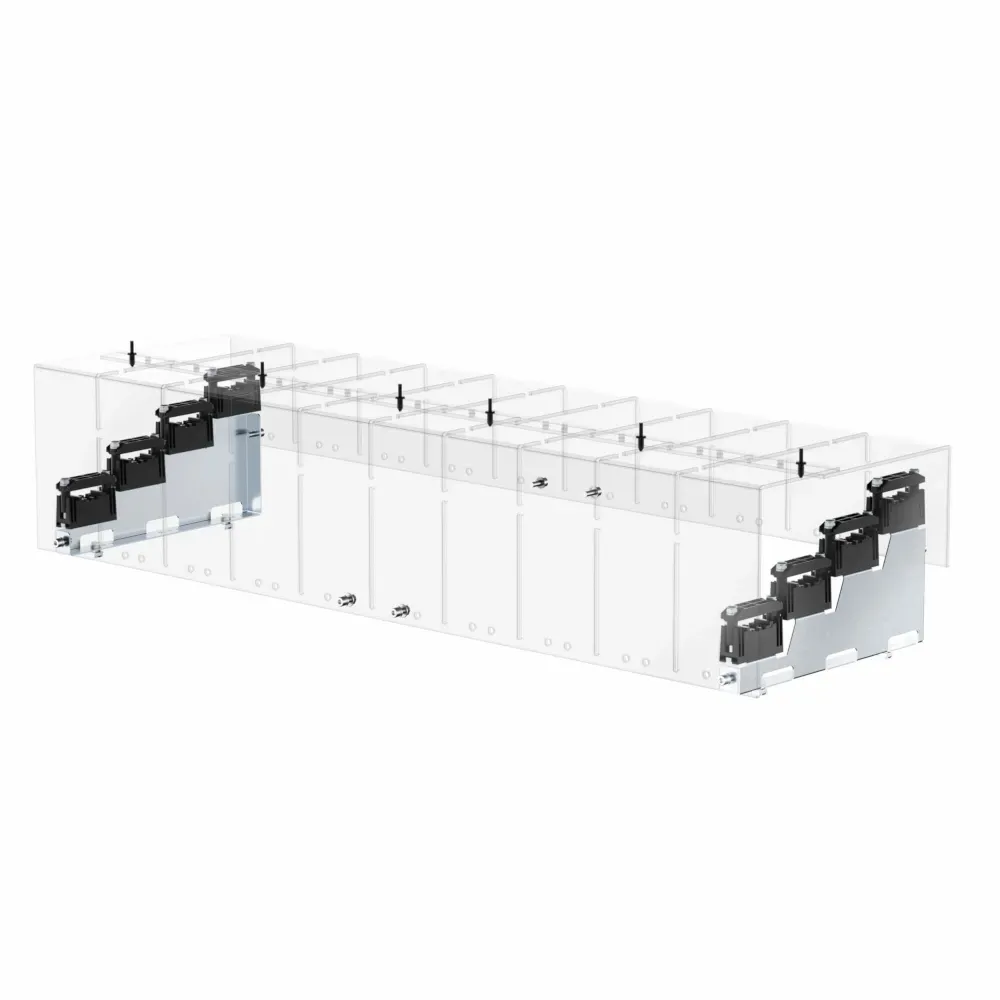 Комплект метизов для сборки главной шинной системы, 140мм КЭАЗ Optima (от-ка) 307638