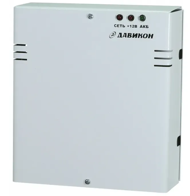 Источник вторичного электропитания резервированный 12В 6А Давикон ИВЭПР-1260А -17
