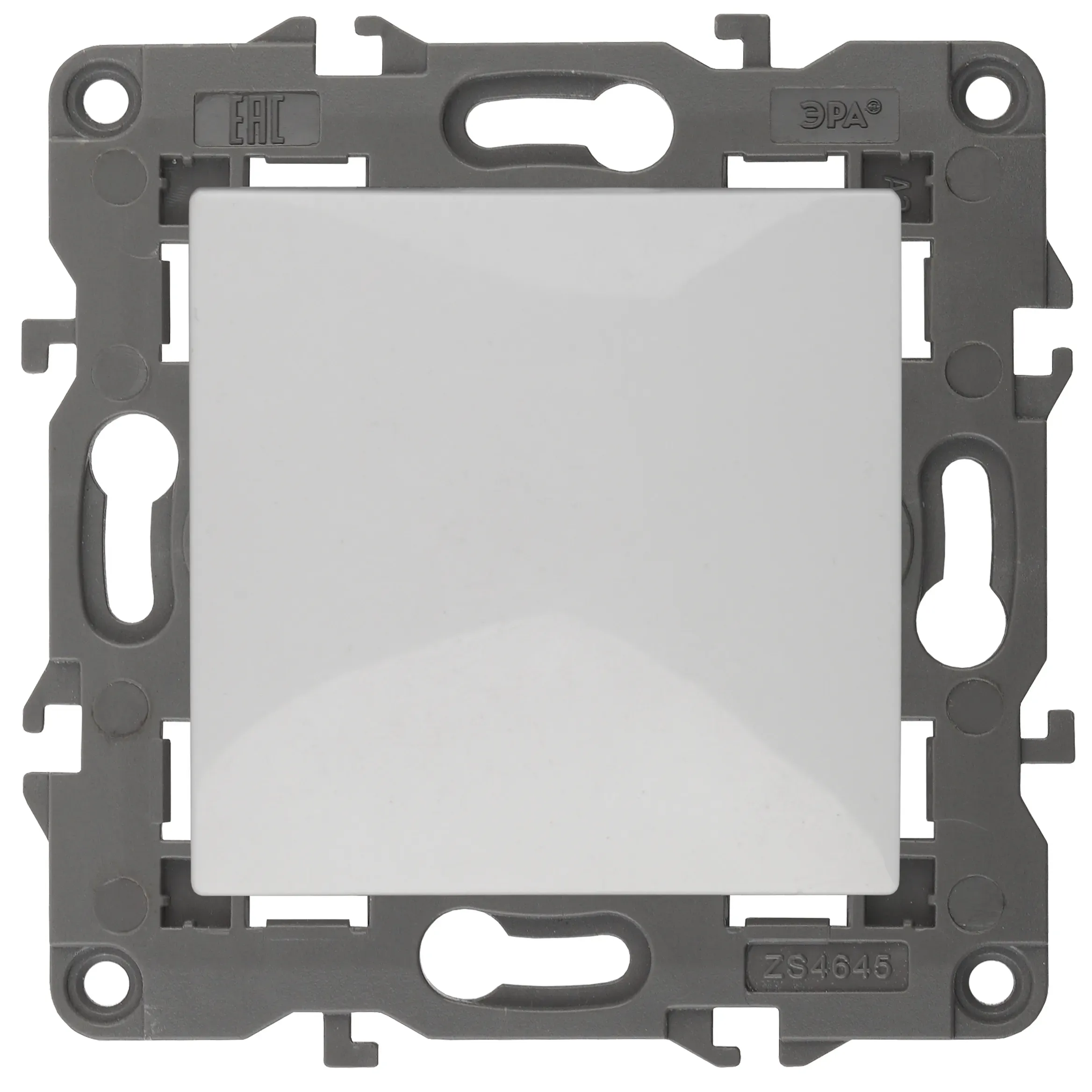 Кнопка, 10АХ-250В, Elegance, белый (10/100/2500) 14-1111-01 ЭРА Б0047862