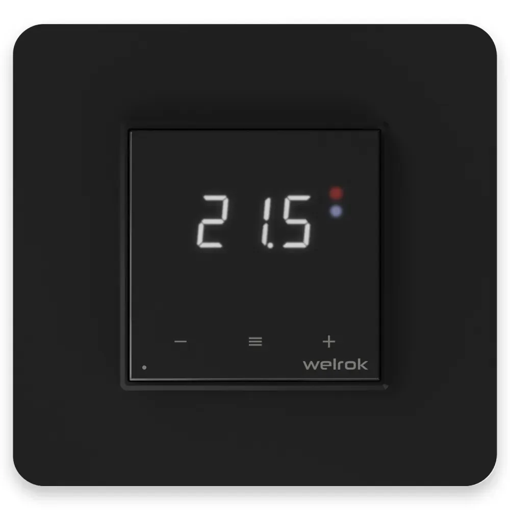 Терморегулятор для теплого пола Welrok oz bk Вэлрок 4660251140601