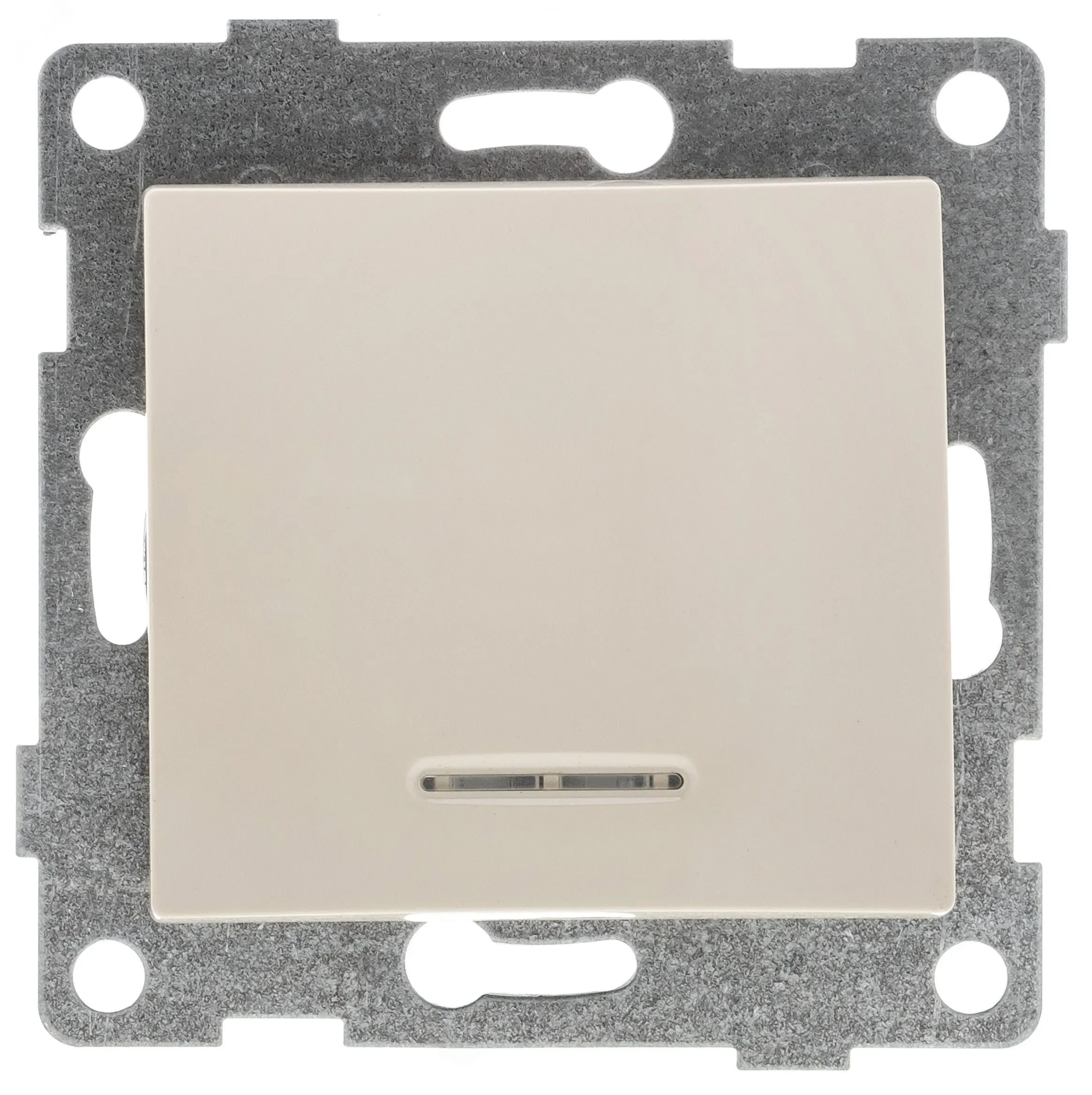 GUSI Bravo механизм выключателя 1кл. (инд), скрытая  установка,  10А, 250В. Цвет: бежевый. GUSI Electric С10В18-003