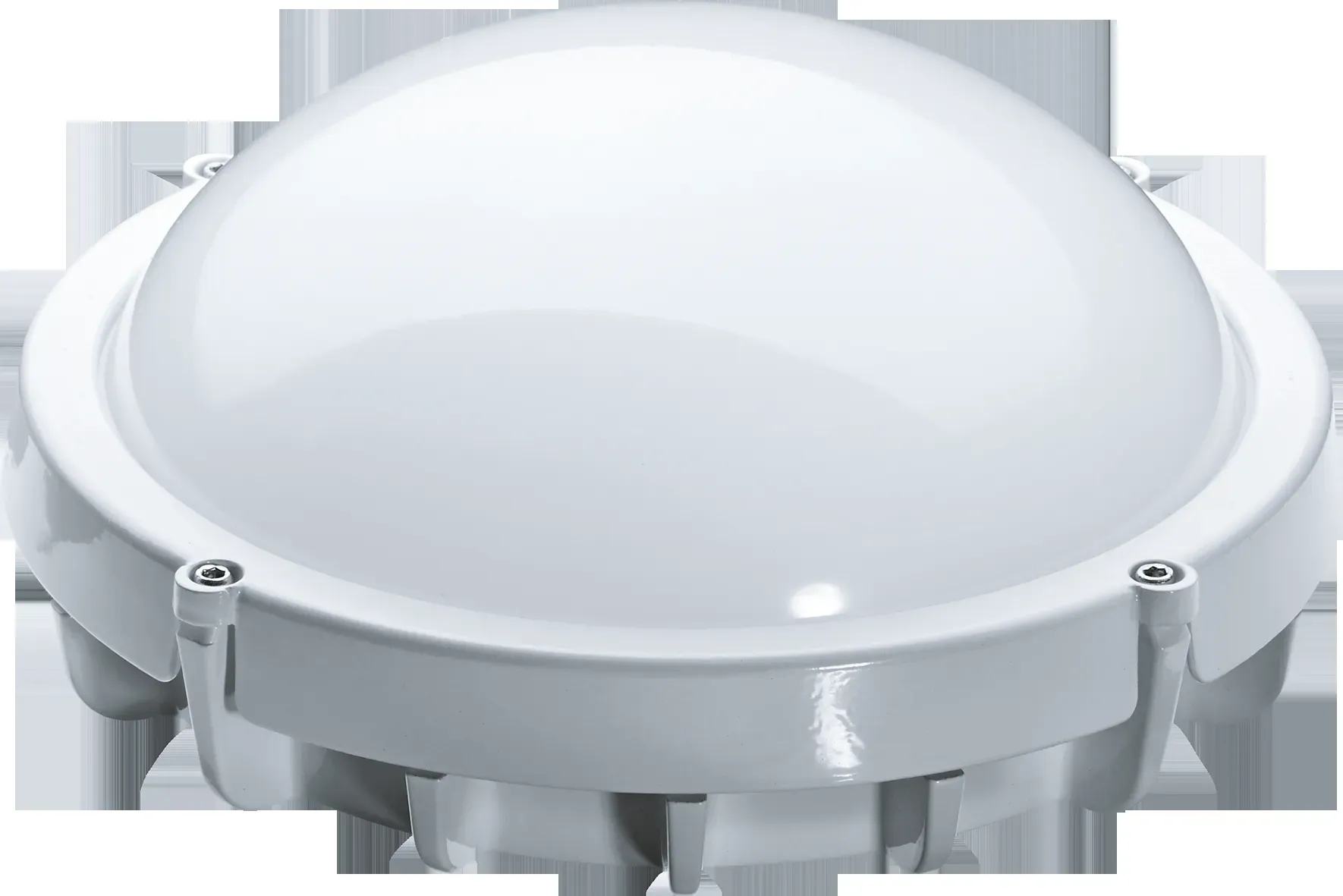 Светильник светодиодный ДБП-8w круглый 4000K 560Лм IP65 металлический белый Navigator Group 18240