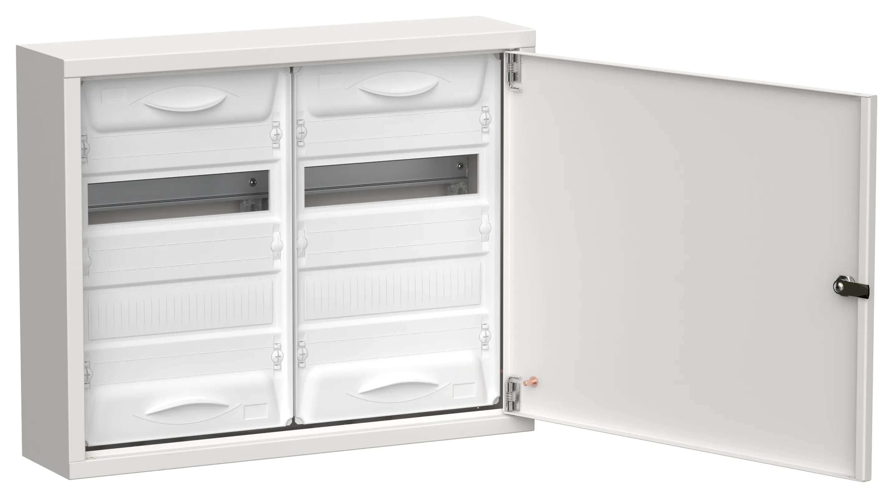 Titan 5 корпус металлический щрн-48 (2х24) 460х570х140мм ip31 белый (одна дверь) iek IEK TI5-50-N-2X024-31