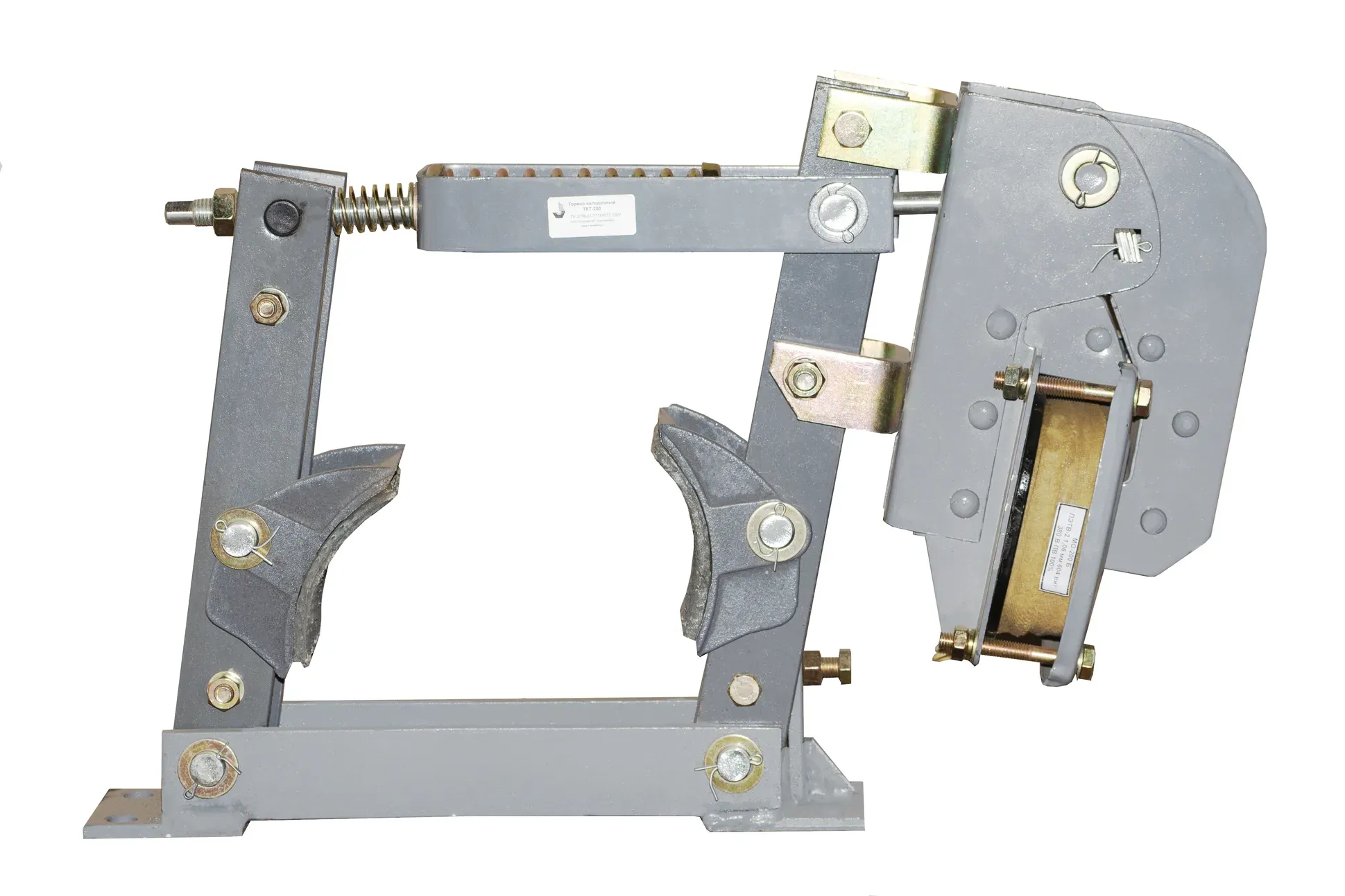 Тормоз крановый ТКТ-200 (с электромагнитом МО 100 380В ПВ 100%) Кранэлектро ПК000000305