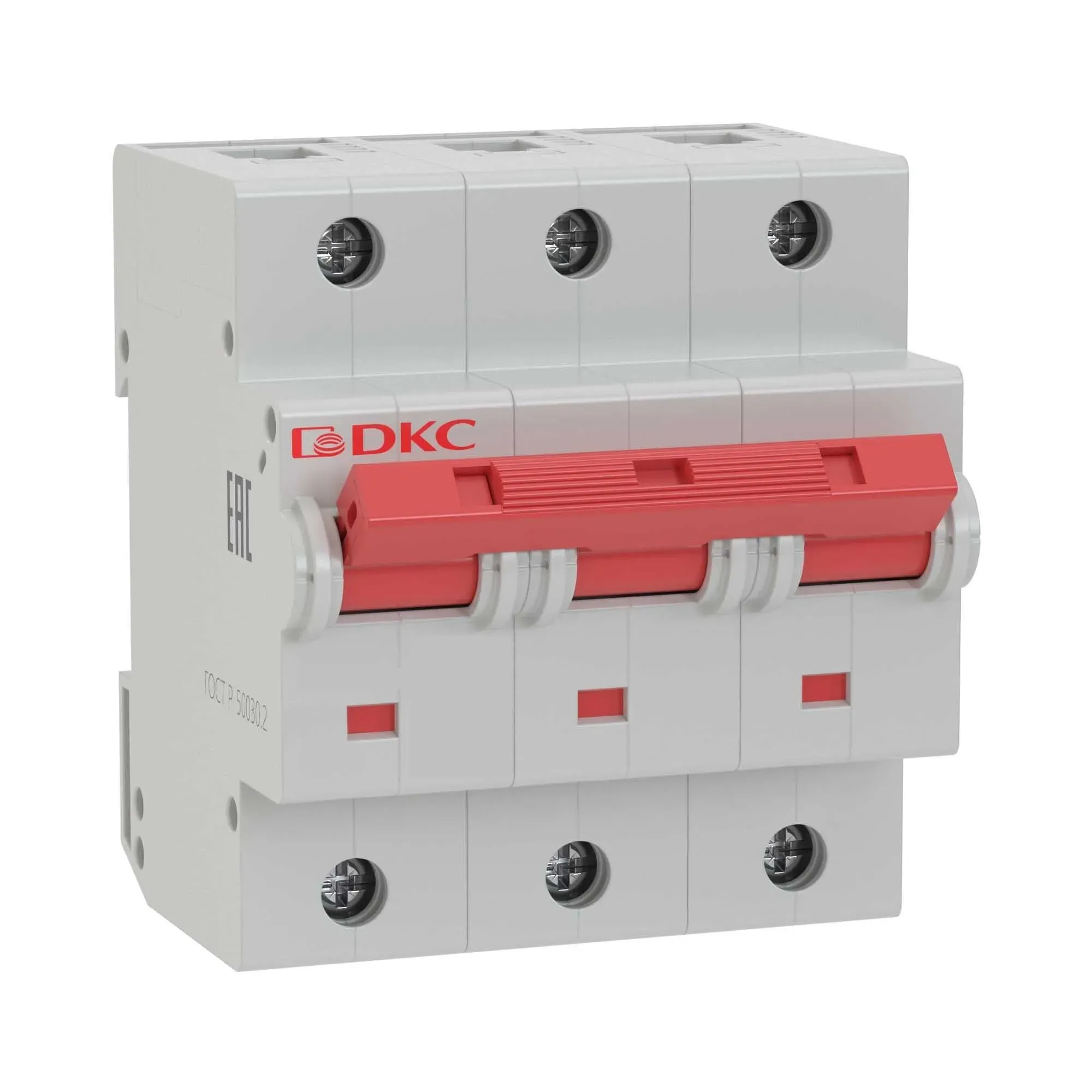 Выключатель автоматический модульный yon md125 3p 80а c 20ka ДКС MD125-3C80