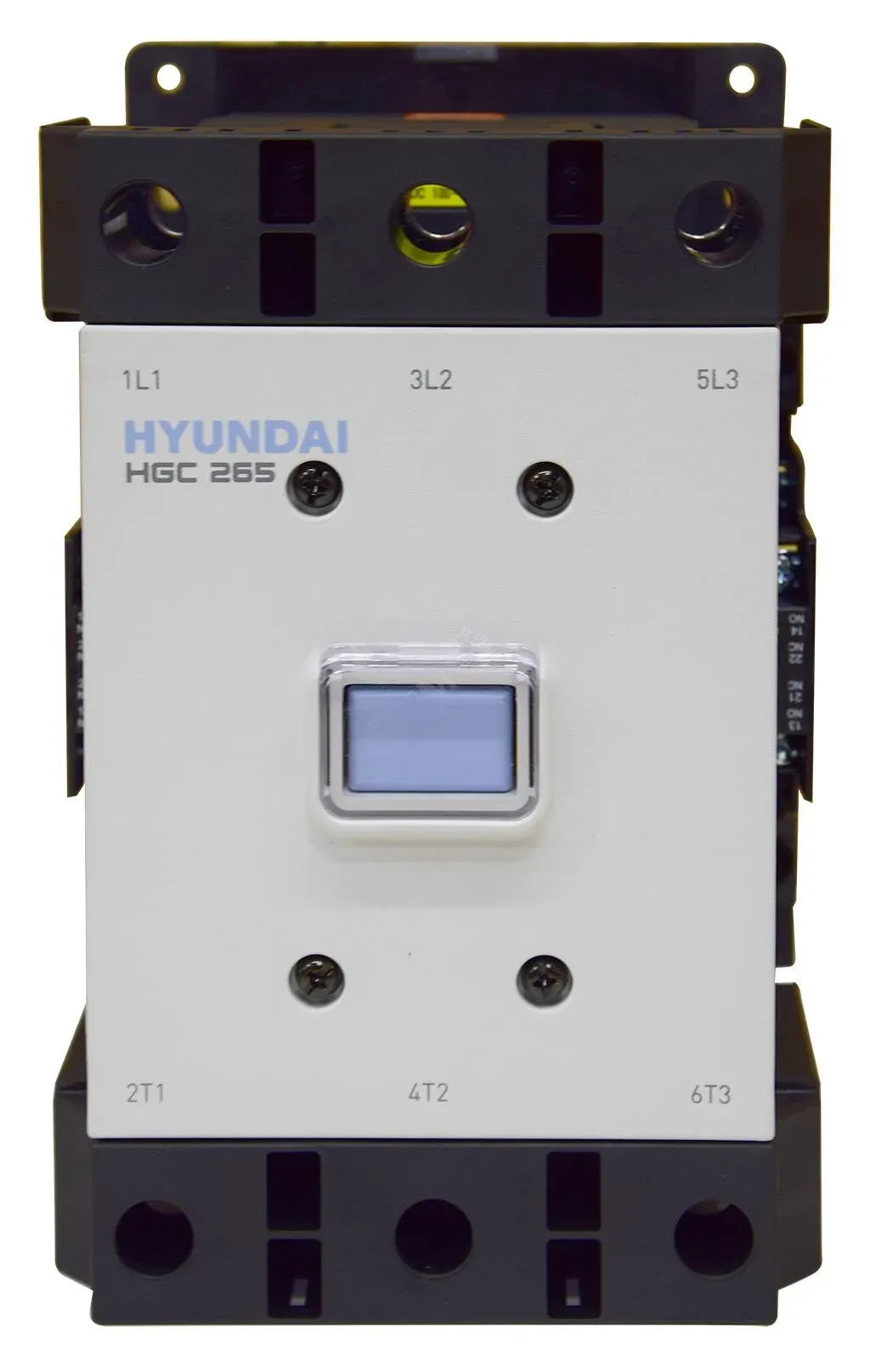 Магнитный контактор HGC265 22NS F440 265А 147кВт при АС3 (380-440В) кат. 380В АC 110-220 DC 2НО+2НЗ Элком 13.01.01.000599