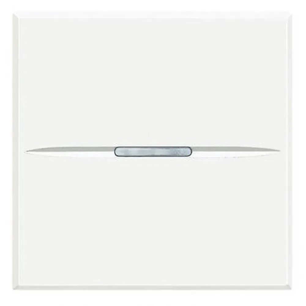 Axolute Выключатель аксиальный одноклавишный 10А  250В Автоматические клеммы 2 модуля Белый LEGRAND HD4001M2AN