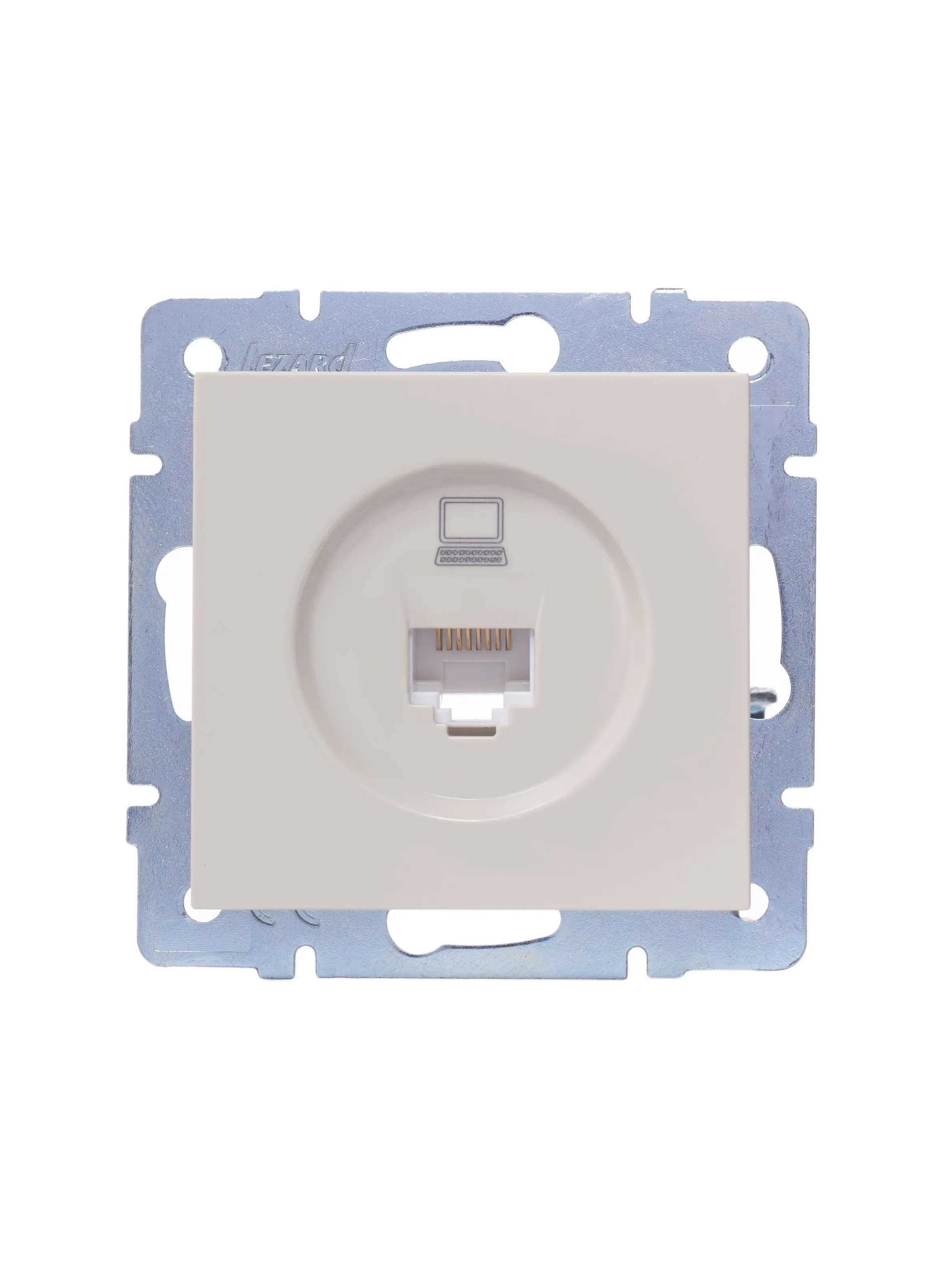 Vesna Розетка комп. цв. крем Lezard 742-0388-139